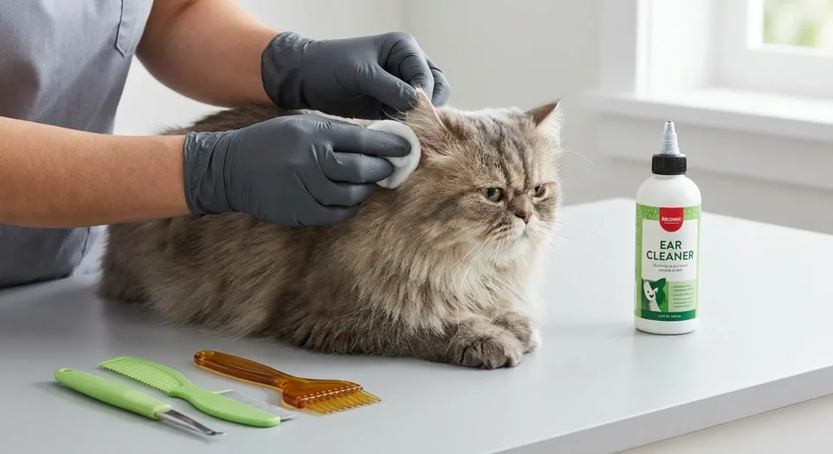 Persian cat ear cleaning — Gentle Ear Cleaning for Persian Cats: A Step-by-Step Guide